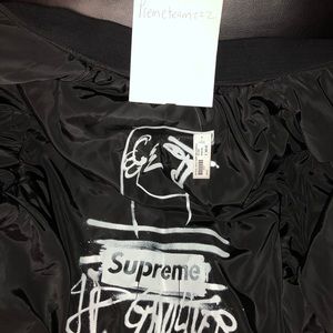 Supreme jean Paul Gaultier bomber jacket backpack